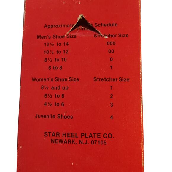 Vintage Star Professional Adjustable Wooden Shoe Stretcher Cobbler Tools Size 00 - Picture 4 of 9